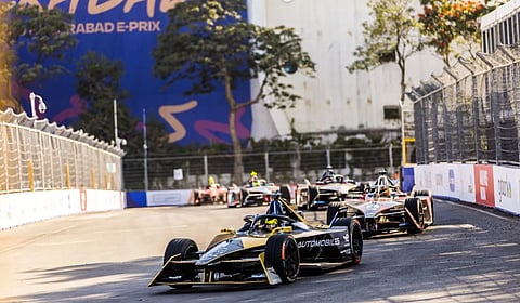 Formula E race in 2023 in Hyderabad 