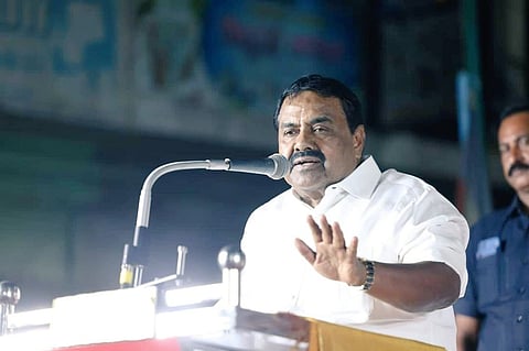 Newly appointed Minister for Higher Education RS Rajakannappan