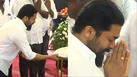 Actor Suriya breaks down while paying respect to Vijayakant