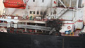 Indian Navy rescues cargo vessel under drone attack in Gulf of Aden