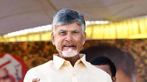 TDP Supremo N Chandrababu Naidu 