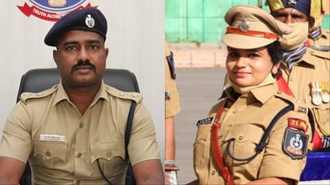 IPS officers Sasi Mohan, Bhukya Sneha Priya