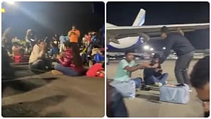 IndiGo Goa-Delhi flight passengers picnic on Mumbai airport tarmac
