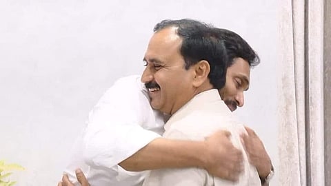 Mangalagiri MLA Ramakrishna Reddy rejoins YSRCP two months after quitting
