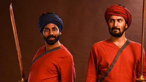 Rahul Thomas and Sidharth Varma as Babur and Humayun