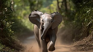 Young wild Elephant