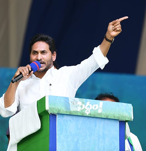 Andhra Pradesh CM and YSRCP president YS Jagan 