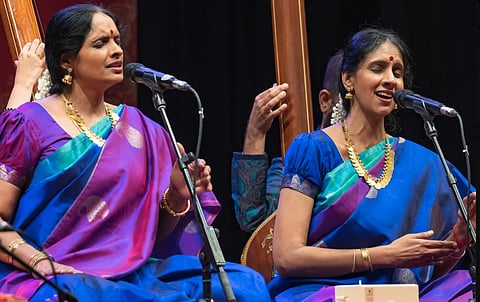 Carnatic vocalist duo Ranjani and Gayatri