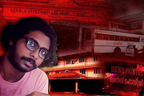 Sidharthan was found dead in a men's hostel washroom at the Pookode College of Veterinary and Animal Sciences on February 18