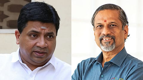 Palanivel Thiagarajan (left) and Sridhar Vembu