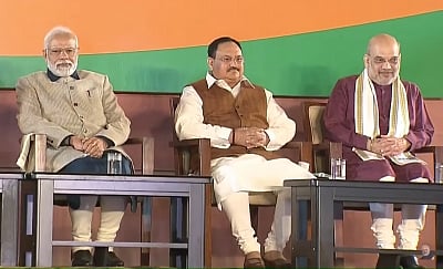 PM Modi, Amit Shah, JP Nadda