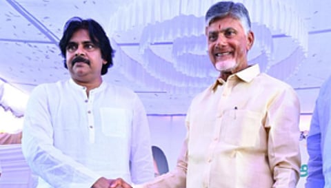 Pawan Kalyan and Chandrababu Naidu