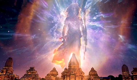 A screenshot from the promo for Ramayana from Sun TV