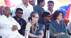 Kharge, Sonia and Priyanka