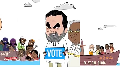 BJP releases third animated video targeting Muslims and Congress

