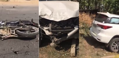 Two die after SUV in Brij Bhushan Singh son’s convoy rams a bike