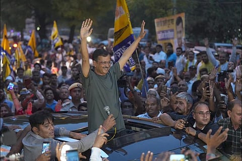 ‘Have to fight dictatorship together’: Arvind Kejriwal tells supporters after release
