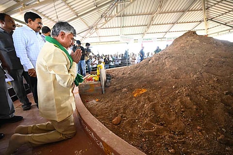CM Chandrababu Naidu tours Andhra’s capital region Amaravati 
