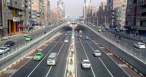 Representative image of tunnel roads.