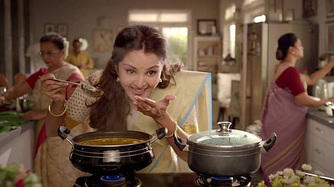 Actor Manju Warrier in an ad campaign for Kitchen Treasures