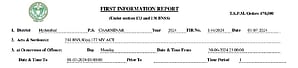 Telangana Police registers first FIR with digital signature under new criminal laws