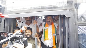 Karnataka BJP leaders detained during protest march to CM Siddaramaiah's residence