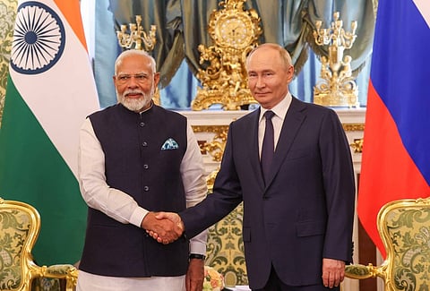 PM Modi receives Russia's highest civilian award 
