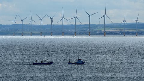 An offshore windfarm | Representational image from England