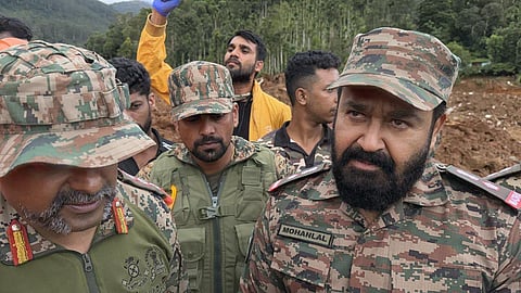Actor Mohanlal in Wayanad 