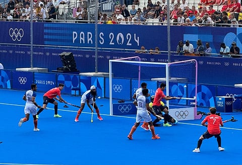 India defending against an attack from Great Britain