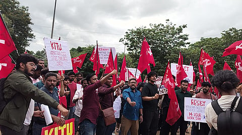 IT workers protest in Bengaluru