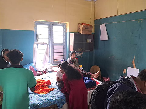 Wayanad relief camp 