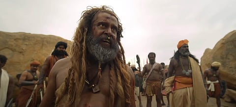 A still from the Tamil film Thangalaan