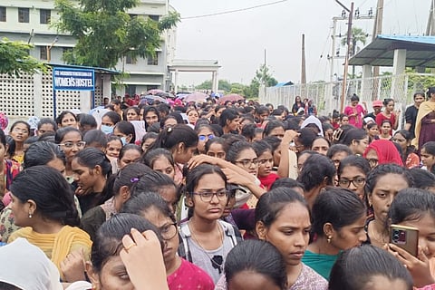 Protest breaks out in Andhra college over alleged hidden camera in women’s washroom