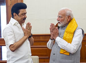 Tamil Nadu Chief Minister MK Stalin&Prime Minister Narendra Modi