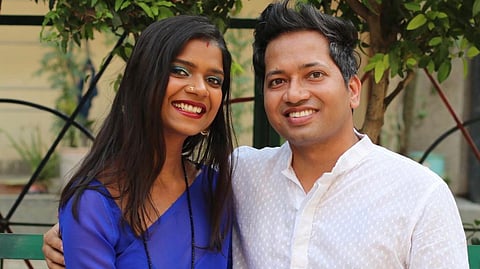 Khyati Shree and Shahbaz Ansar     