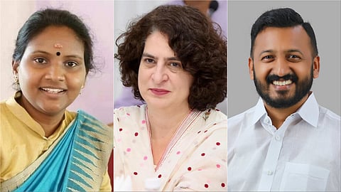 Congress fields Priyanka Gandhi, Rahul Mamkootathil, Ramya Haridas for Kerala bye-polls