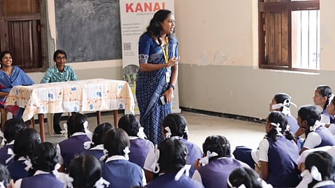 A classroom session of Project Changathi 