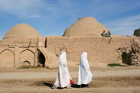 Women in Afghanistan have been banned from speaking in public. Images&stories/Alamy