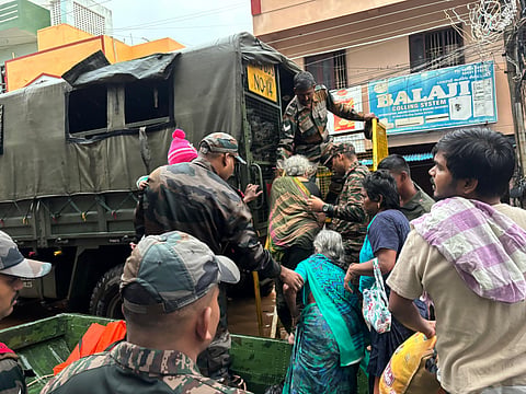 Puducherry records highest rainfall in 30 years, Army called in for rescue ops