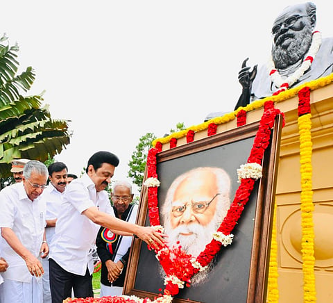 MK Stalin and Pinarayi Vijayan 
