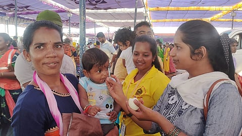Participants at the Akhila Bharata Kannada Sahitya Sammelana in Mandya. 