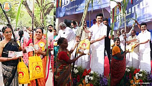 Tamil Nadu Chief Minister M.K. Stalin launched the distribution of Pongal gift hampers 