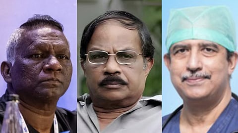 IM Vijayan, MT Vasudevan Nair and Jose Periyapuram 