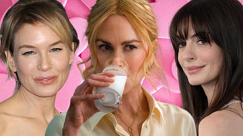 (L-R) Renee Zellweger, Nicole Kidman and Anne Hathaway all play older women in relationships with younger men. 