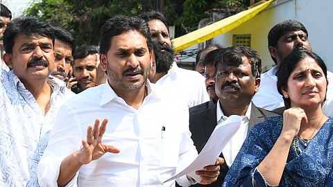 Total breakdown of law and order in Andhra Pradesh, says Jagan
