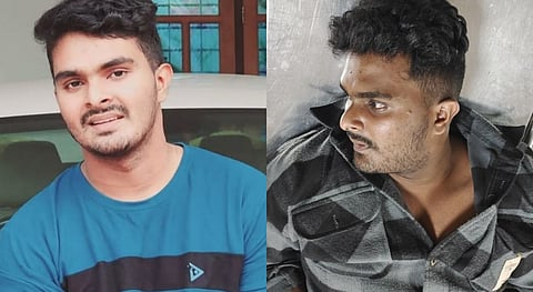 Side-by-side images of Afan, the Venjarammoodu mass murder accused. 