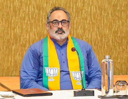 Union Minister Rajeev Chandrasekhar 
