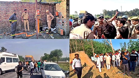 Massive explosion in firecracker factory kills several in Saharanpur’s Deoband