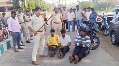 YSR Congress demands action against police brutality on three youth

